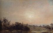 John Constable Hampstead Heath looking to Harrwo oil painting reproduction